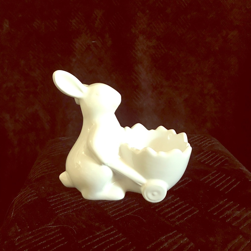 Easter bunny candy dish